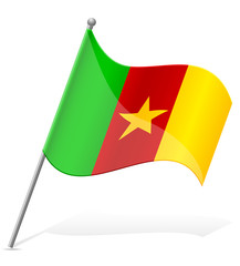 flag of Cameroon vector illustration