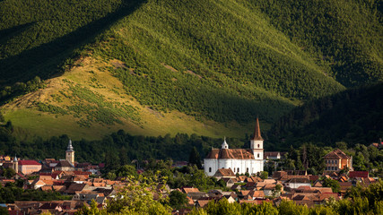Rasinari Village in Sibiu, Transylvania Romania