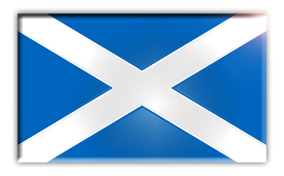 Flag of Scotland Emaille Plate