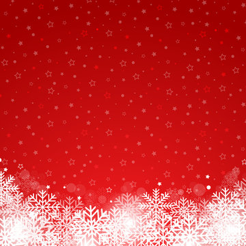 Red winter background