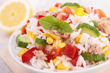 rice and vegetable