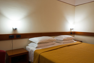 Modern hotel room interior