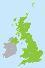 Britische Inseln (grün)