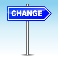 Vector change directional sign