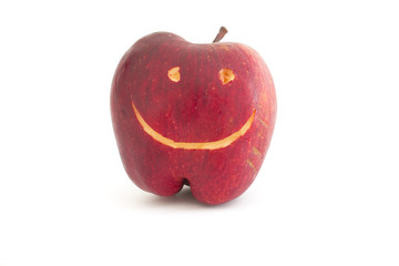 apple smiling