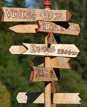 panneau directionnel
