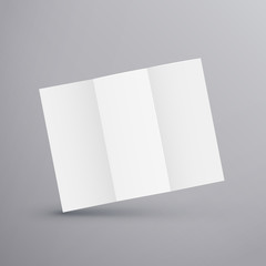 paper blank brochure template