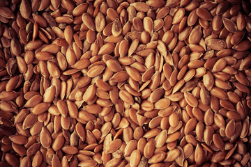 Healthy diet. Flax seeds linseed as natural food background
