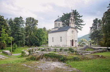 Fototapeta na wymiar Court Church in Cetinje, Montenegro