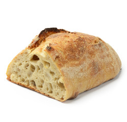 White crusty bread