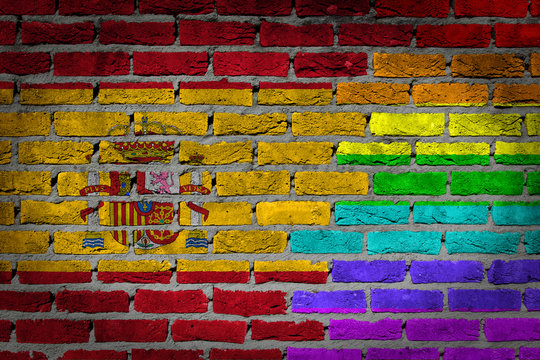 Dark Brick Wall - LGBT Rights - Spain