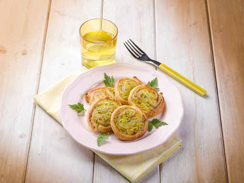 zucchinis canapé