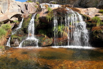 Cascadas y poza Río Tera. Cañón del Tera.