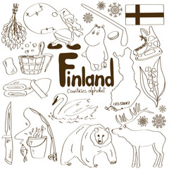 Collection of Finland icons