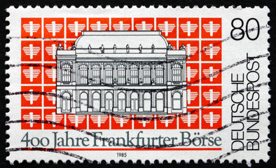 Postage stamp Germany 1985 Frankfurt Stock Exchange