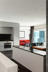 Interior, beautiful modern apartment