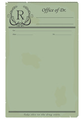 Blank prescription. © norsob