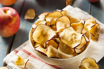 Baked Dehydrated Apples Chips © Brent Hofacker