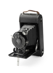 Vintage bellows photo camera