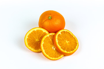 Ripe Sliced Oranges