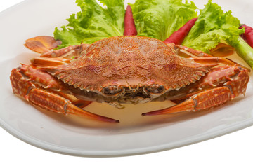 Boiled crab