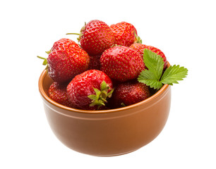 Strawberry in the bowl