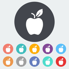 Apple flat icon