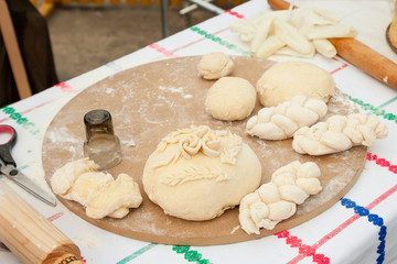 Fresh Homemade Bread Dough for Holidays