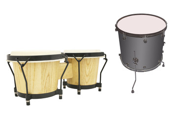 The image of ethnic african drum