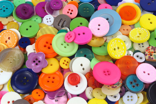 Large Red, Yellow, and Blue Buttons Stock Photo - Image of button, sewing:  11535136