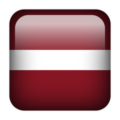 Latvia square flag button