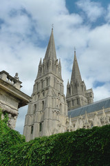 Fototapeta premium flèches cathédrale de Bayeux