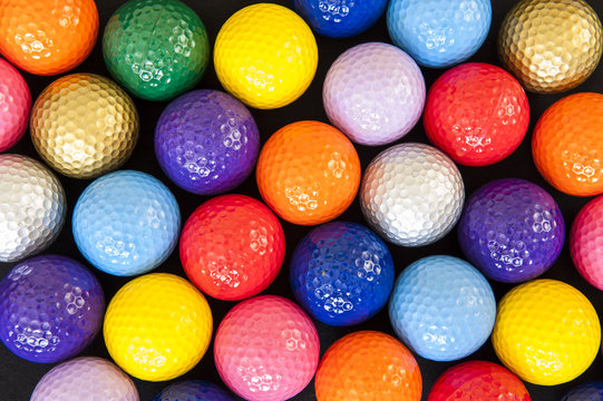 Colorful Golf Balls