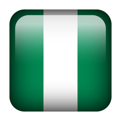 Nigeria square flag button