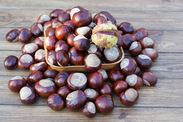 chestnuts on the boards