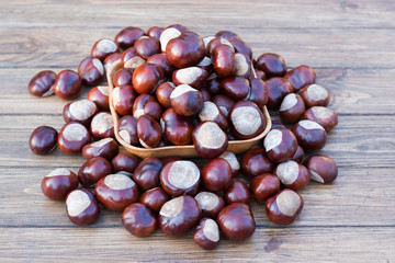 chestnuts on the boards