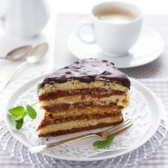 Homemade layer cake