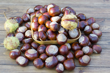 chestnuts on the boards