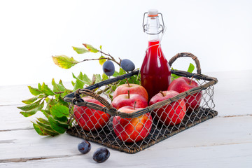 apple plums juice