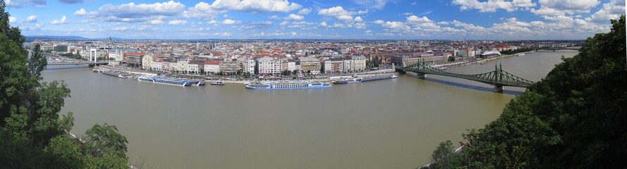 Danube in Budapest - the capital of Hungary