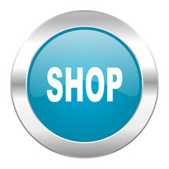 shop internet blue icon
