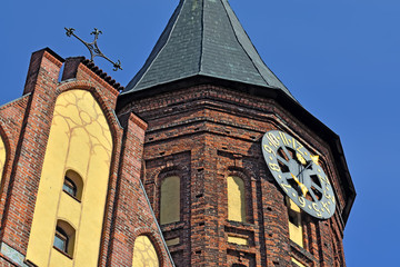 Tower Koenigsberg Cathedral. Kaliningrad (formerly Koenigsberg),