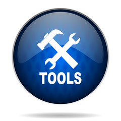 tools internet blue icon