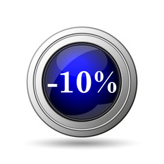 10 percent discount icon