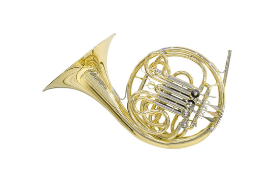 trombone isolated