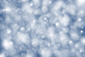 Winter soft blue light background