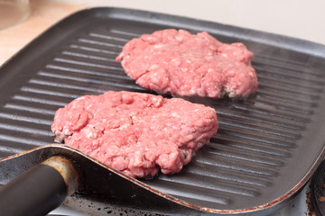 Homemade burgers