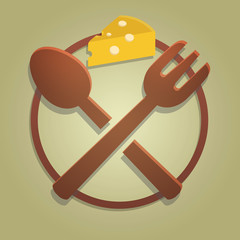 Icona alimentazione formaggio