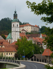 Obraz premium The village of Skofja Loka