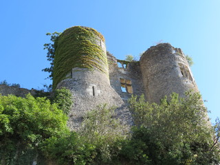 Indre-et-Loire - Montrésor  - Ruines du château médiéval